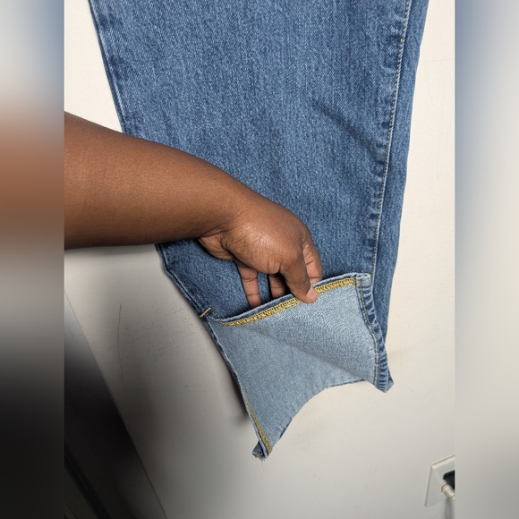 Good American Jeans Flat Tummy Tech Ankle Split Good Boy High Rise Sz 18 - Picture 2 of 11